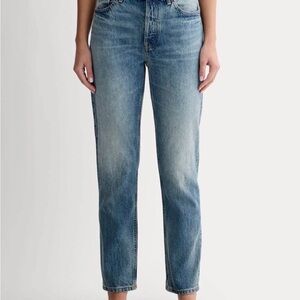 Everlane Women's Straight Leg Cropped Jeans in Blue